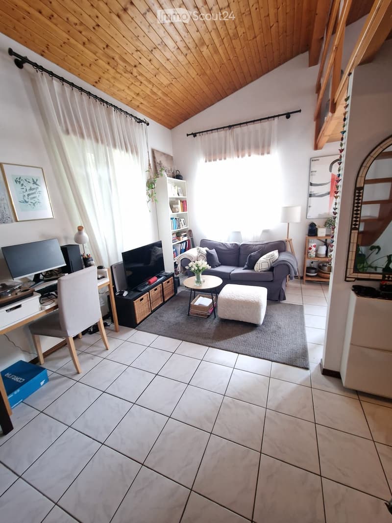 Monolocale con soppalco, terrazza e giardino comune (2)