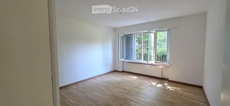 Grosse 2.5 Zi Whg mit Garten  /gedecktem Sitzplatz und Kamin (5)
