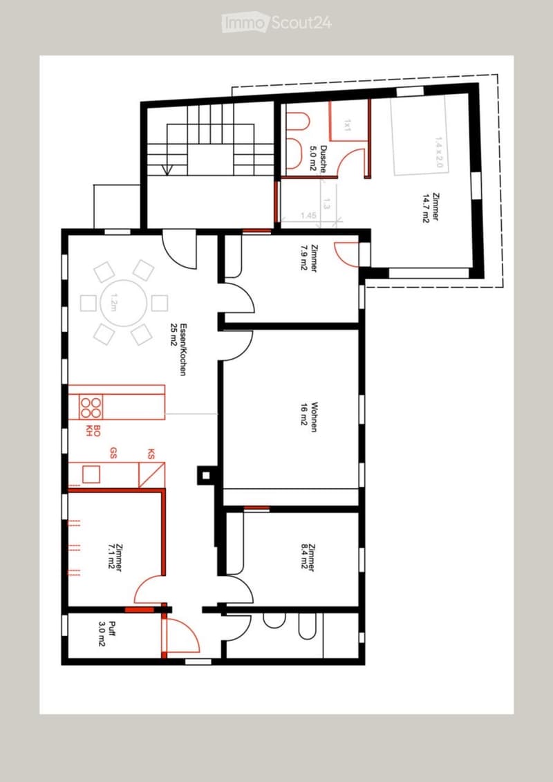 Altbauwohnung im Herzen von Schwyz (5)