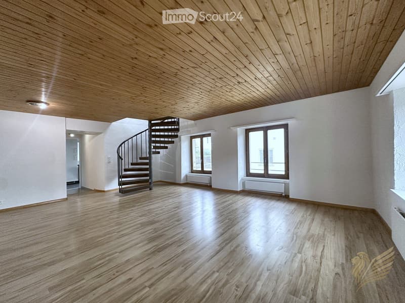 3½-Zi-Maisonette mit Wendeltreppe, 9 Min. nach Olten (1)