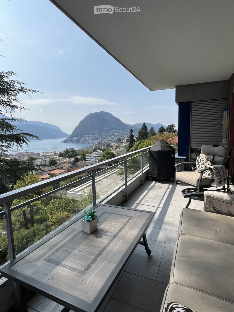 Attico 5,5 locali vista lago Massagno, 1a pigione offerta (2)