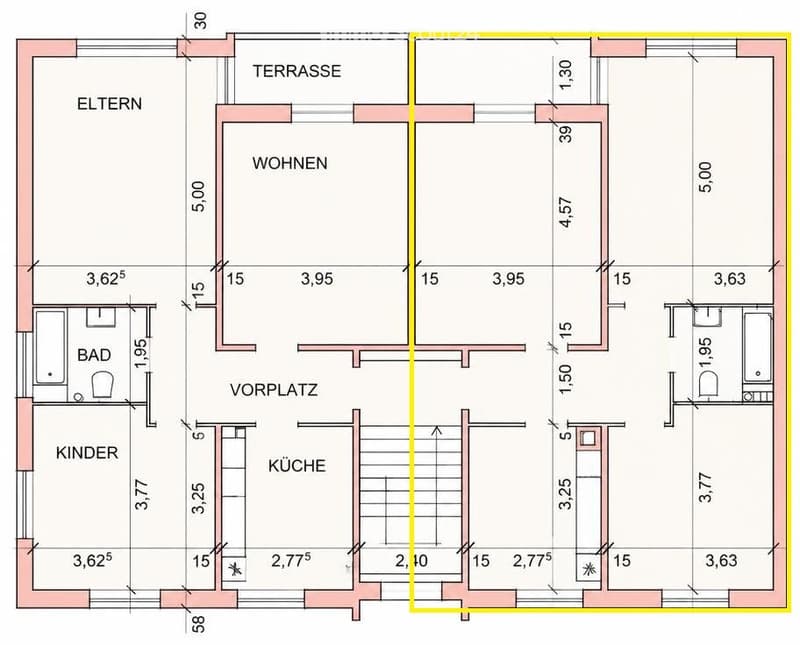 Grosszügige 3.5-Zimmer-Wohnung an ruhiger und zentraler Lage (5)