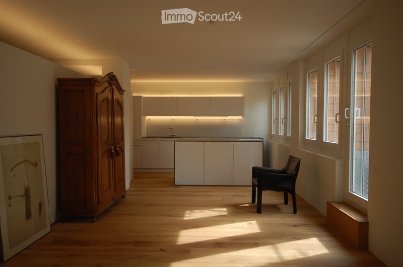 Ruhige 2.5 Zi Loft-Wohnung umgeben von idylischem Garten (2)