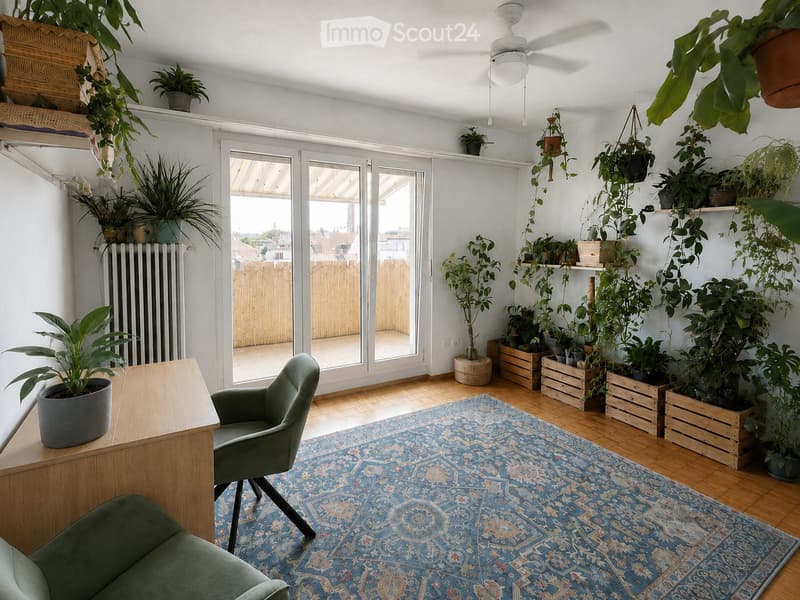 Möblierte 2-Zimmer-Wohnung mit grosser Terrasse  Basel 4057 (3)
