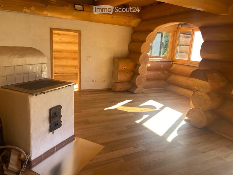 Wohnen im echten Blockhaus Natur, Ruhe und Gemütlichkeit (2)