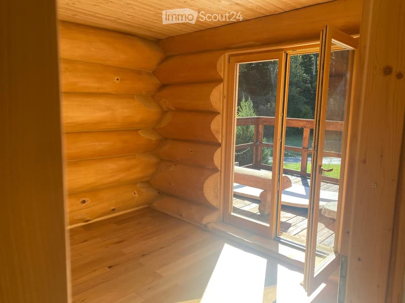 Wohnen im echten Blockhaus Natur, Ruhe und Gemütlichkeit (3)