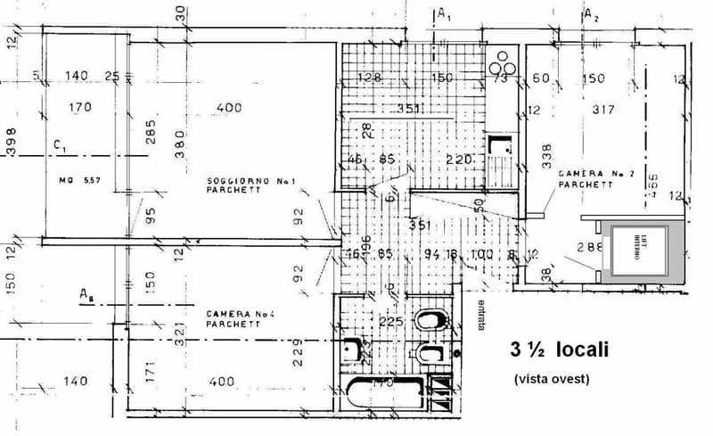 Tesserete, affittasi 3 app. 3.5 locali al 1, 2 e 3 piano (5)