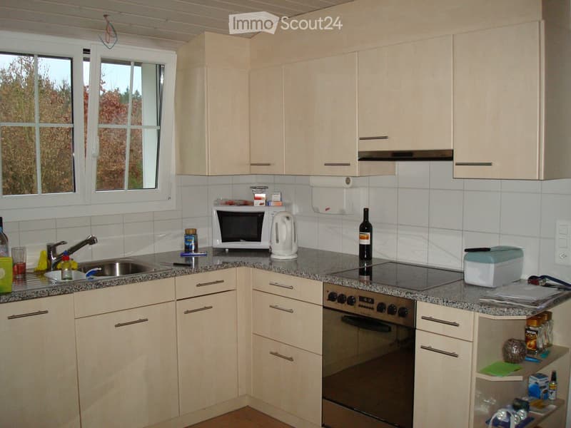 2 1/2 Zimmer-Dachwohnung auf dem Land in Waldnähe (1)