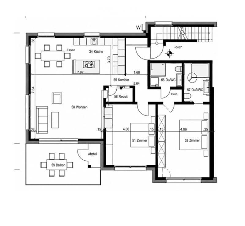 Exklusives Wohnen auf 122 m² in Mettmenstetten (5)