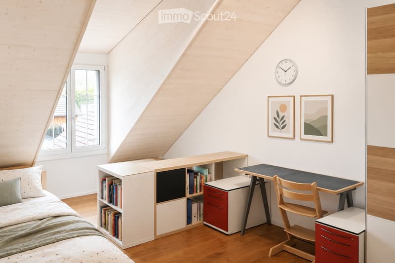 Befristet, möbliert: Grosse 5.5-Zimmer-Maisonettewohnung (12)