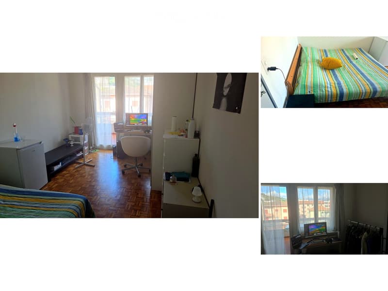 Furnished room / Camera arredata - Lugano, vicino USI (1)