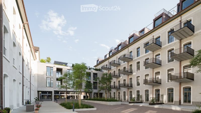 Möbliertes Industrieloft 112m2, 59m2 Terrasse, Mels (12 Mt.) (10)