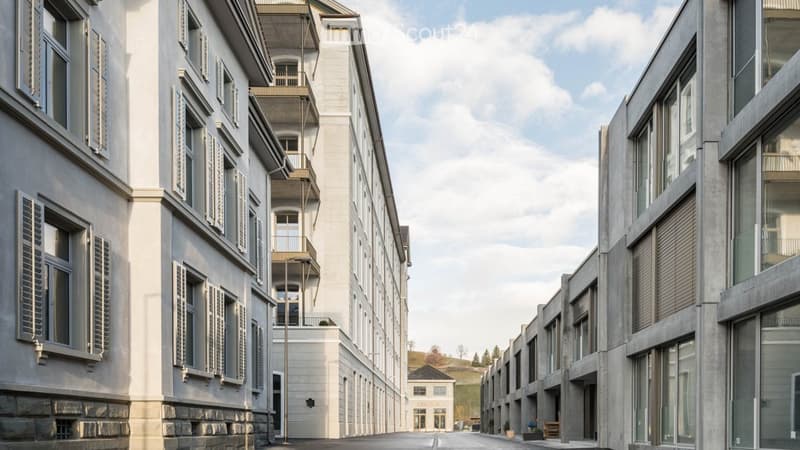 Möbliertes Industrieloft 112m2, 59m2 Terrasse, Mels (12 Mt.) (11)