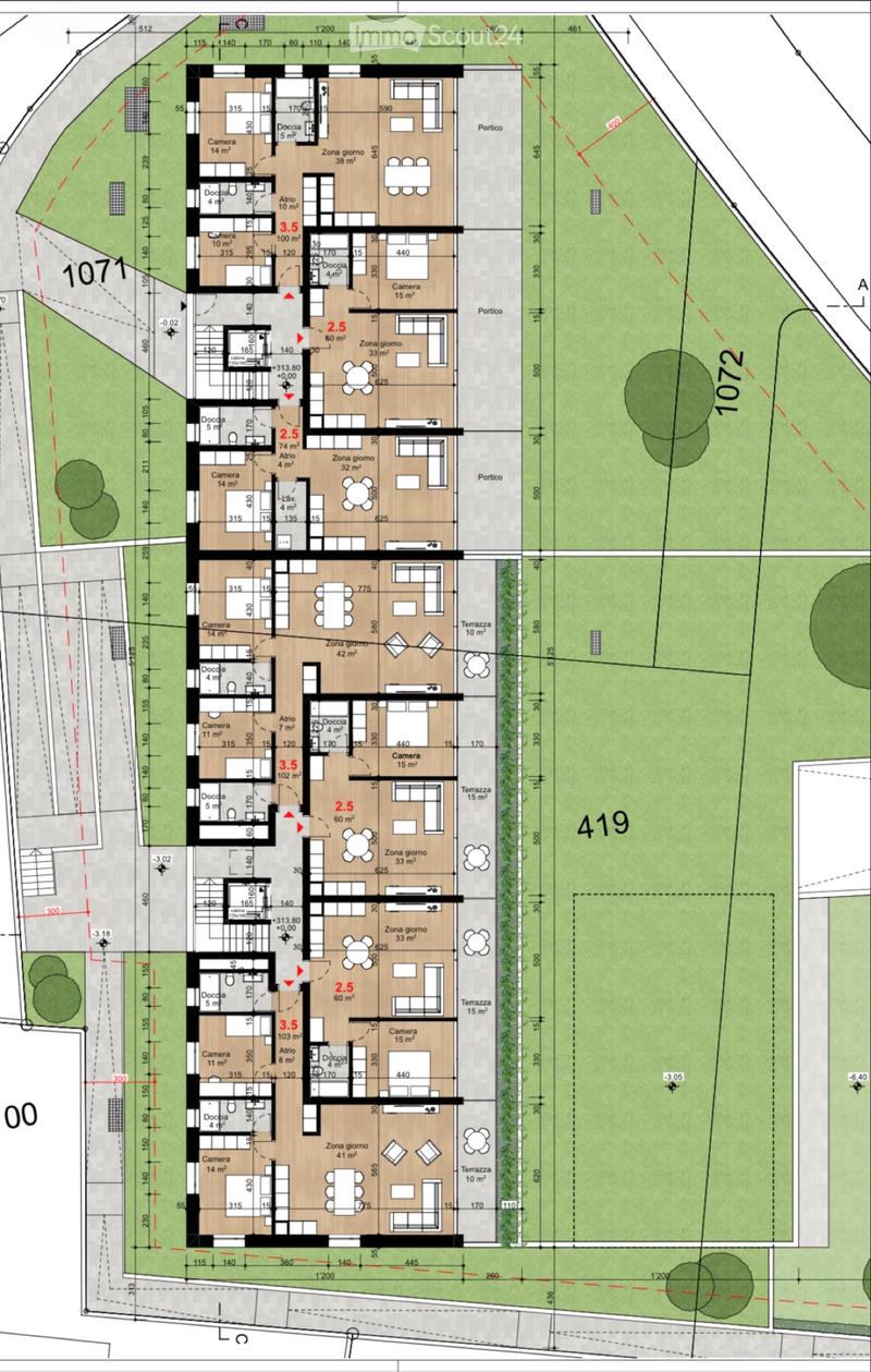 Affittasi 3.5 locali e 2.5 locali in prima locazione a Manno (3)