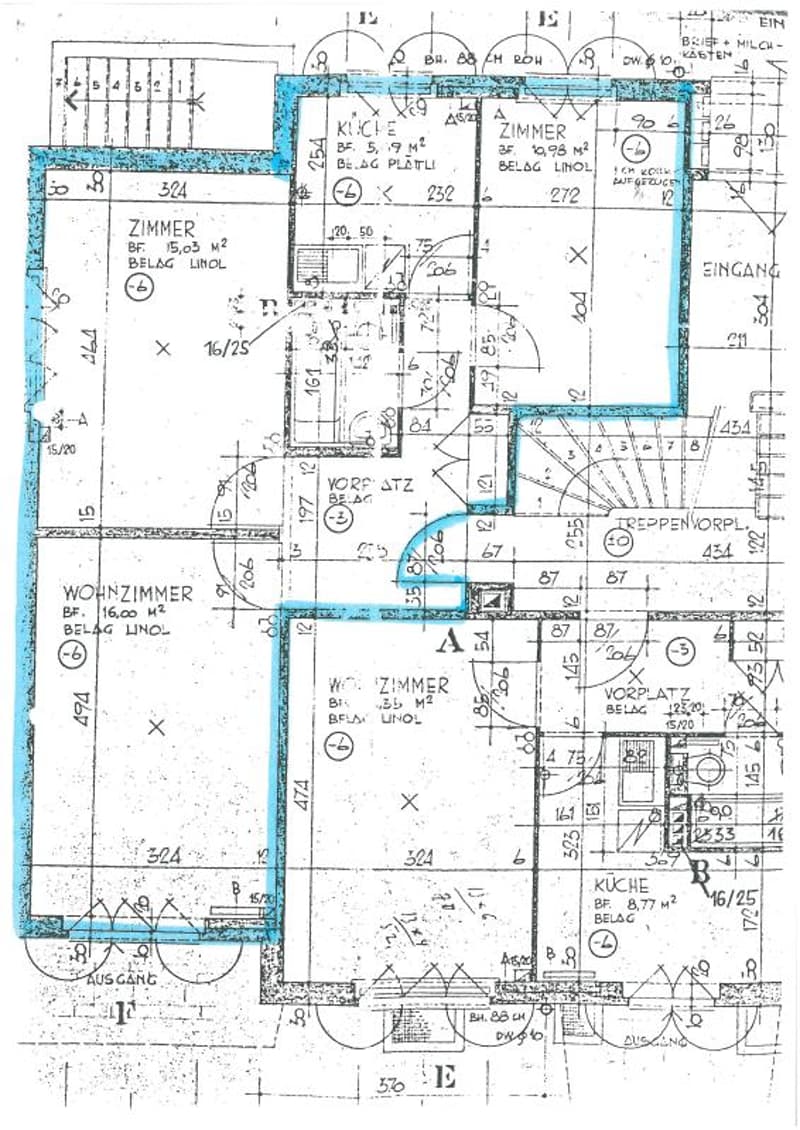 Central 3-room apartment on the ground floor (3)