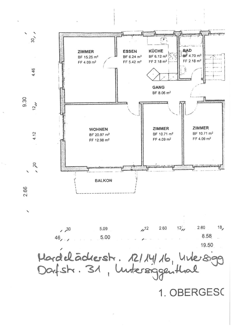 Grundrissplan
