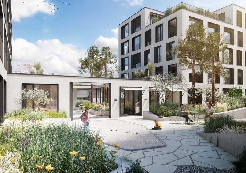 «Erstbezug» Moderne 3.5 Zimmer Attikawohnung mit grosser Dachterrasse, nur 20 Minuten von ZH (1)