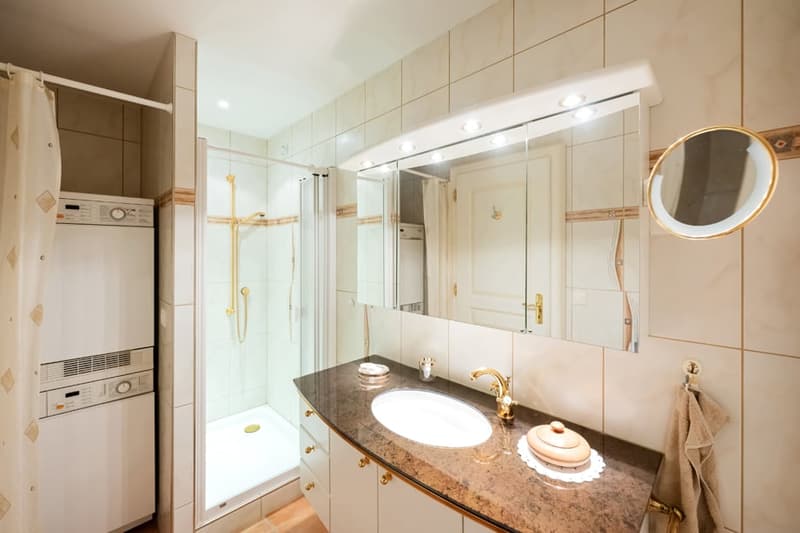 Dusche / WC mit Waschturm