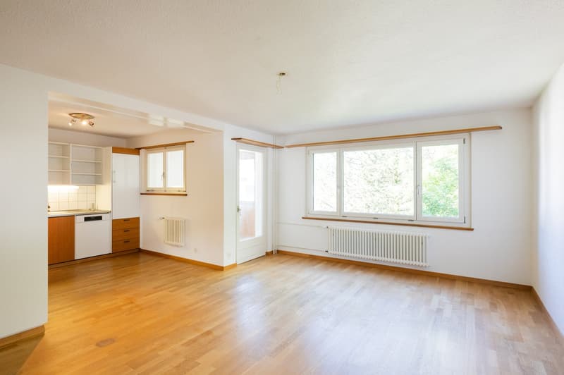 Charmante 3-Zimmer-Wohnung mit Bergblick in Davos (5)