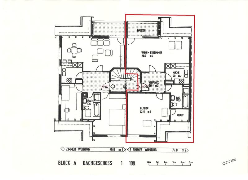 Zentrumsnahe 1-Zimmer-Dachwohnung (9)