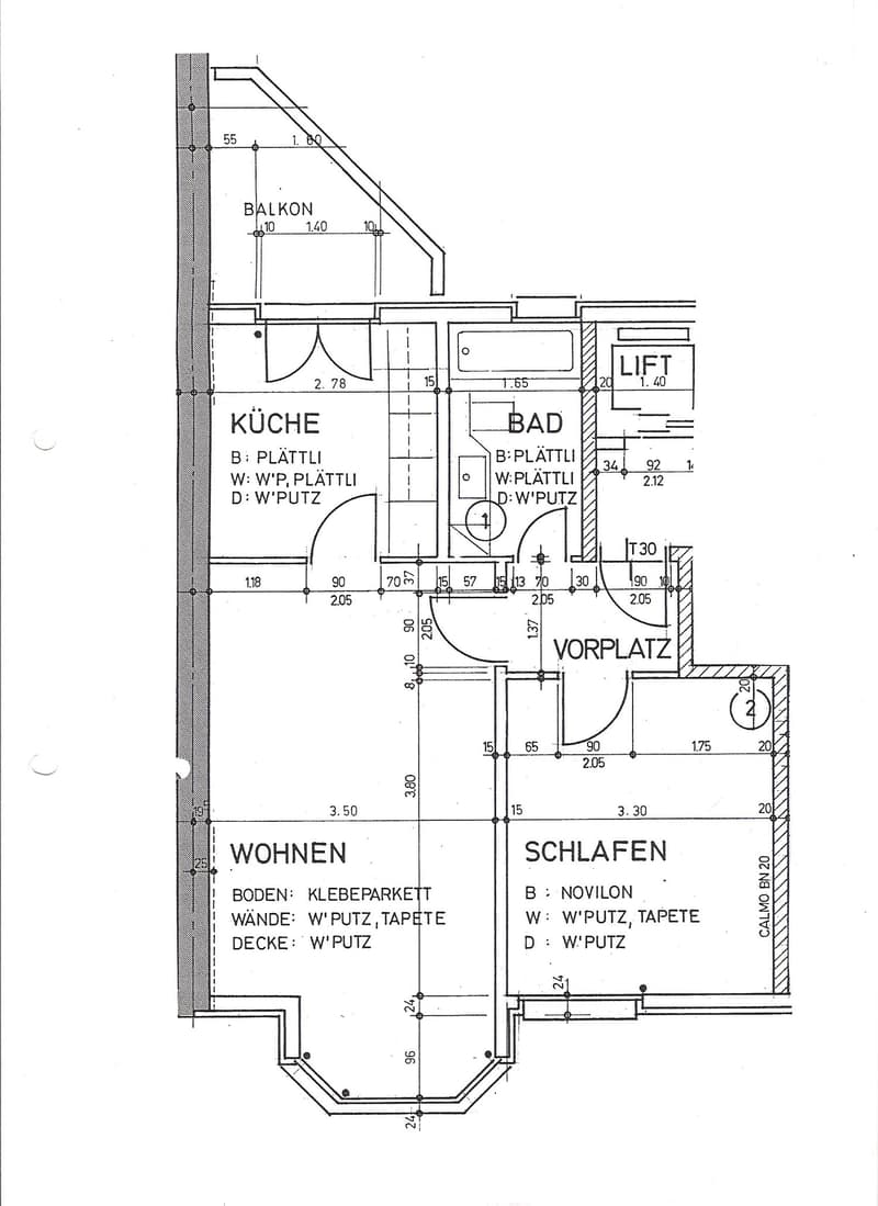 Grundrissplan