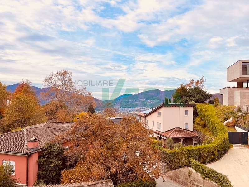 Splendido attico 7,5 locali con grande terrazza e parziale vista lago (4)