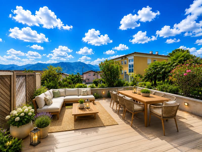 Spazioso e tranquillo appartamento 3,5 locali con giardino privato (5)