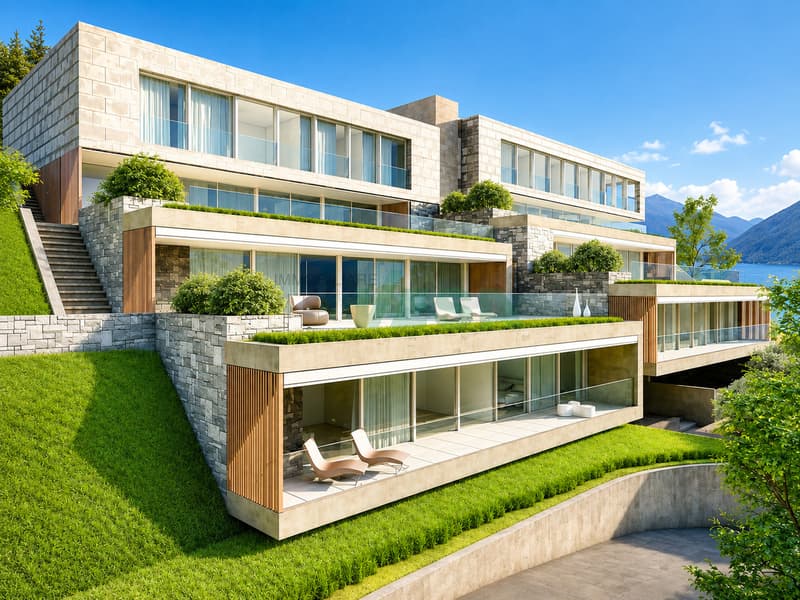 Nuovo e stupendo appartamento con bellissima vista e piscina privata (2)