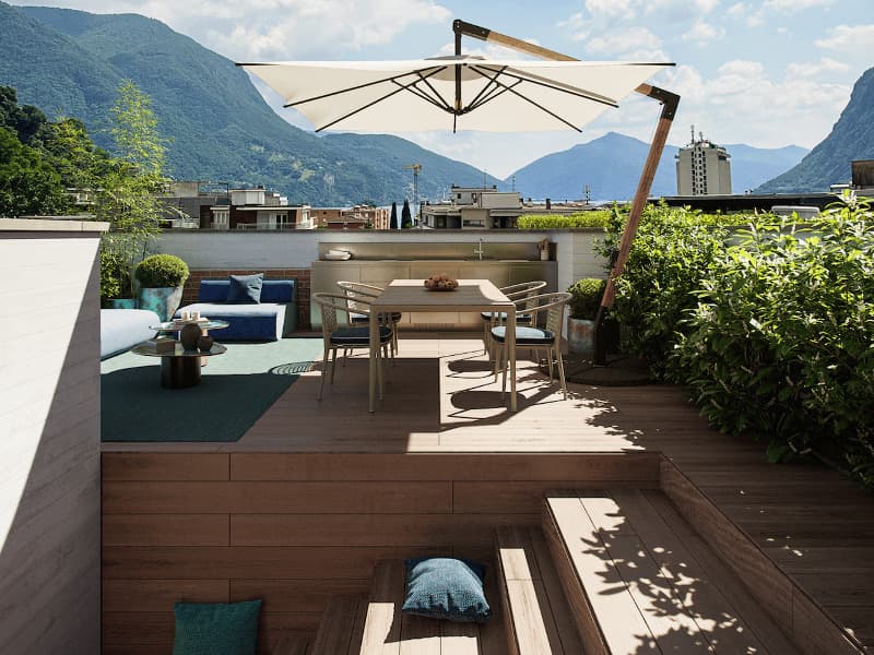 Splendidi eleganti attici duplex 4,5 locali con bellissimo roof-garden (5)