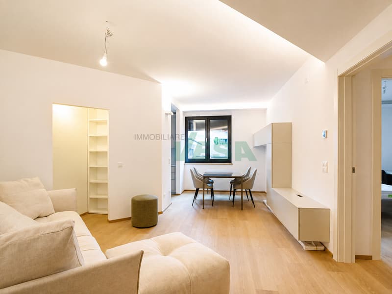 Bel appartamento moderno 2,5 locali ammobiliato e centralissimo (1)