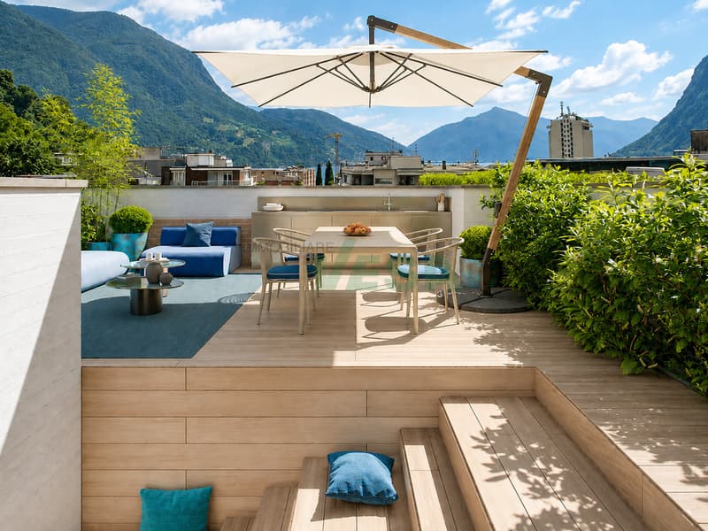 Splendido elegante attico duplex 4,5 locali con bellissimo roof-garden (4)