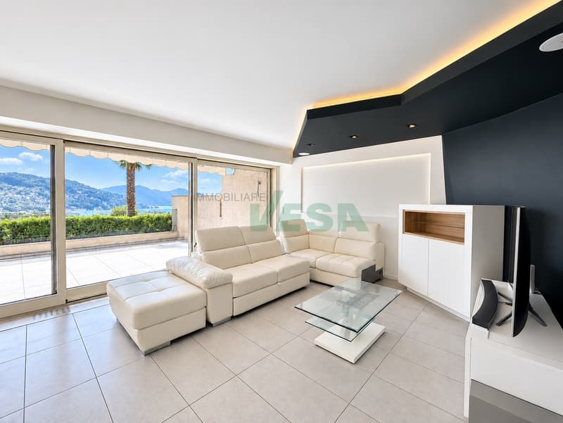 Moderno e luminoso appartamento 2 locali con splendida vista lago (1)