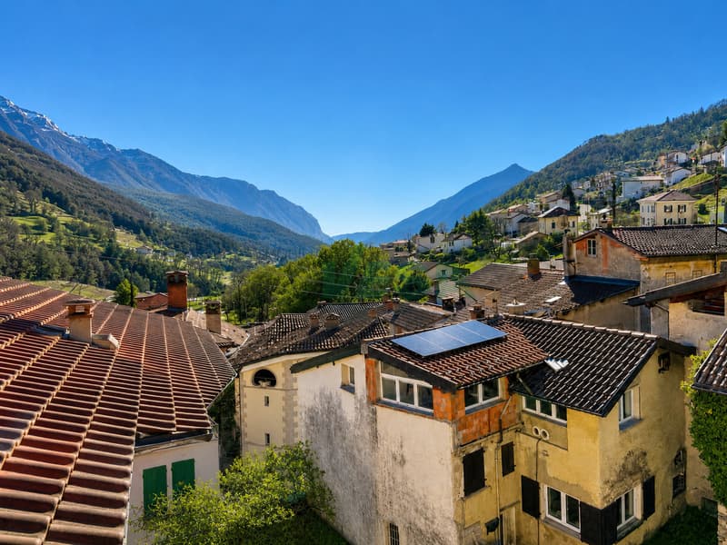 Splendida proprietà con antico palazzo, casetta rustica e bel giardino (1)