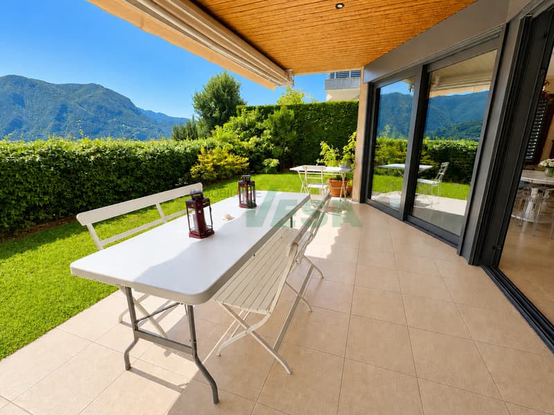 Bel appartamento 6,5 locali con giardino in tranquilla zona collinare (1)