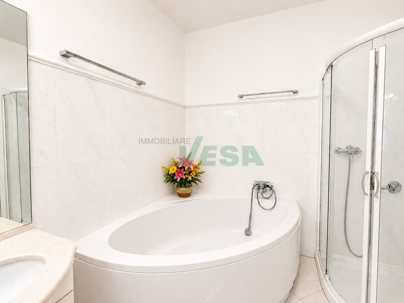 Bel appartamento 6,5 locali con giardino in tranquilla zona collinare (8)