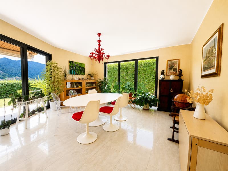 Bel appartamento 6,5 locali con giardino in tranquilla zona collinare (4)