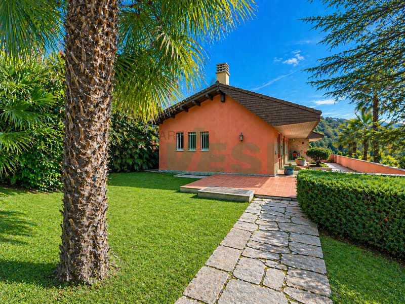 Accogliente villa tutta su un piano con grande bel giardino e piscina (9)