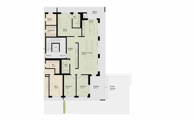 156 m² | 4,5 locali appartamento | Heerenberg | Primo affitto (12)