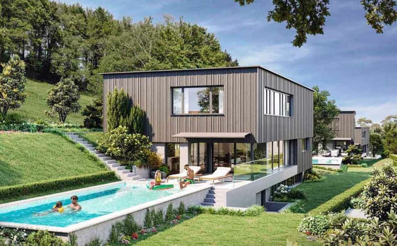175 m² | Luxuriöses 4.5-Zimmer-Terrassenhaus - In den Reben (1)