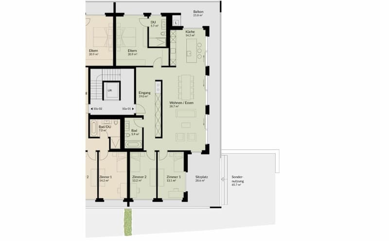 156 m² | 4.5-Zi.-Eigentumswohnung | Heerenberg | Erstbezug (12)