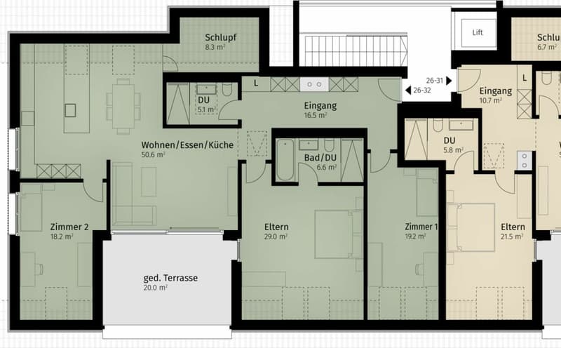 256 m² | 4.5-Zi.-Dachwohnung | Erstbezug (10)