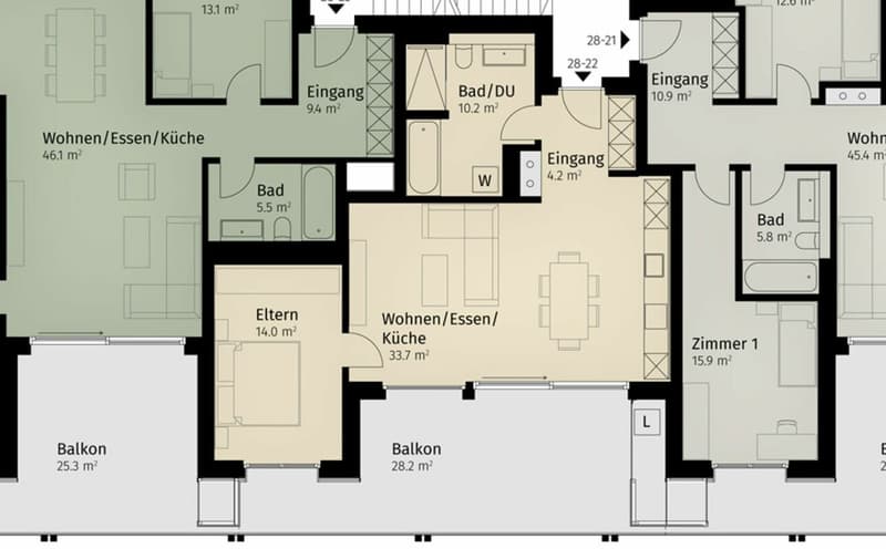 88 m² | 2.5-Zi.-Wohnung im 2. OG | Erstbezug (12)