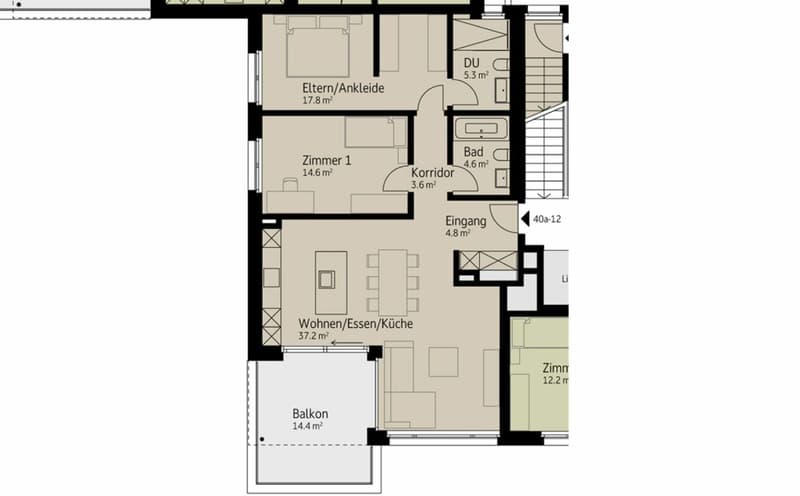 124 m² | 3.5-Zi.-Wohnung im OG | Erstbezug (8)