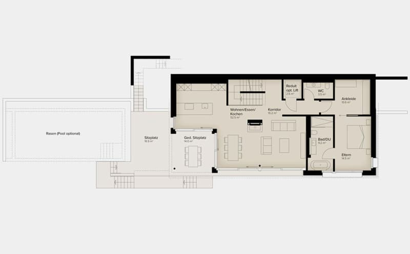 323 m² | Luxuriöses 6.5-Zimmer-Einfamilienhaus mit Pool (13)