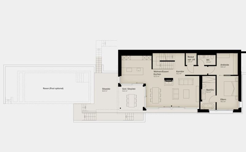 323 m² | Luxuriöses 6.5-Zimmer-Einfamilienhaus mit Pool (13)