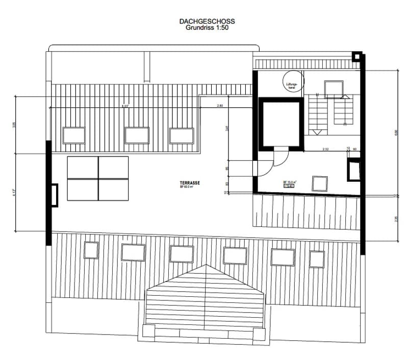 Living room, kitchen, 2 bedrooms, 2 bathrooms, terrace