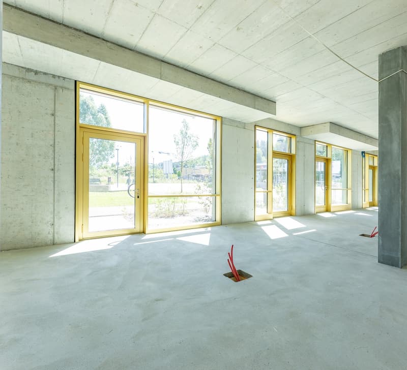 Mietfläche im Edelrohbau