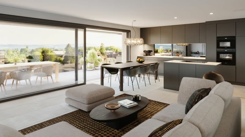 Appartamento nuovo di 4,5 locali con vista mozzafiato (2)