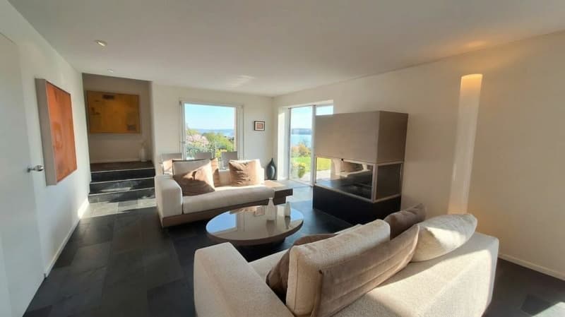 Exceptional villa with spectacular views of the lake and St. Pierre Island (4)