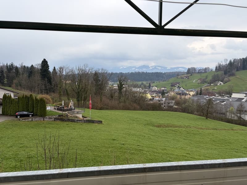 Aussicht vom Balkon